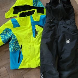 Spyder kids winter jacket size youth 6